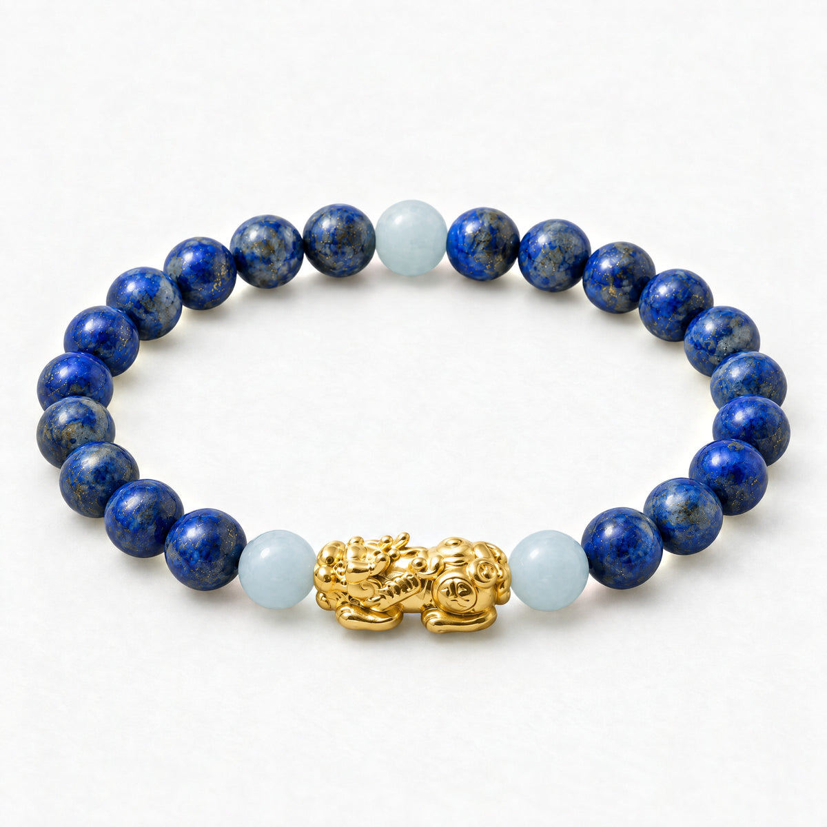 Lucky Fortune Pixiu Lapis Lazuli - Year Of The Dragon