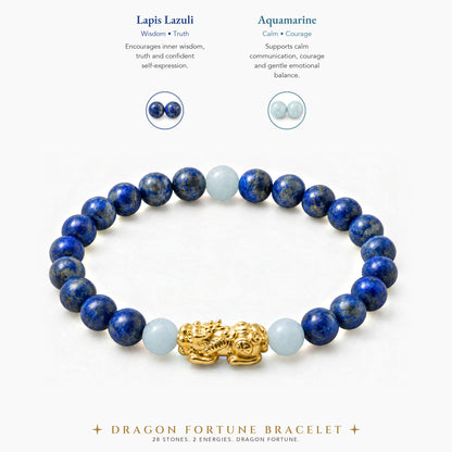 Lucky Fortune Pixiu Lapis Lazuli - Year Of The Dragon