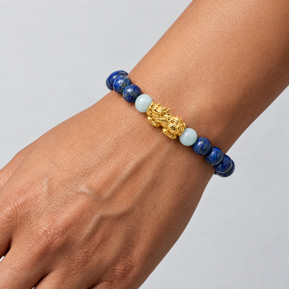Lucky Fortune Pixiu Lapis Lazuli - Year Of The Dragon