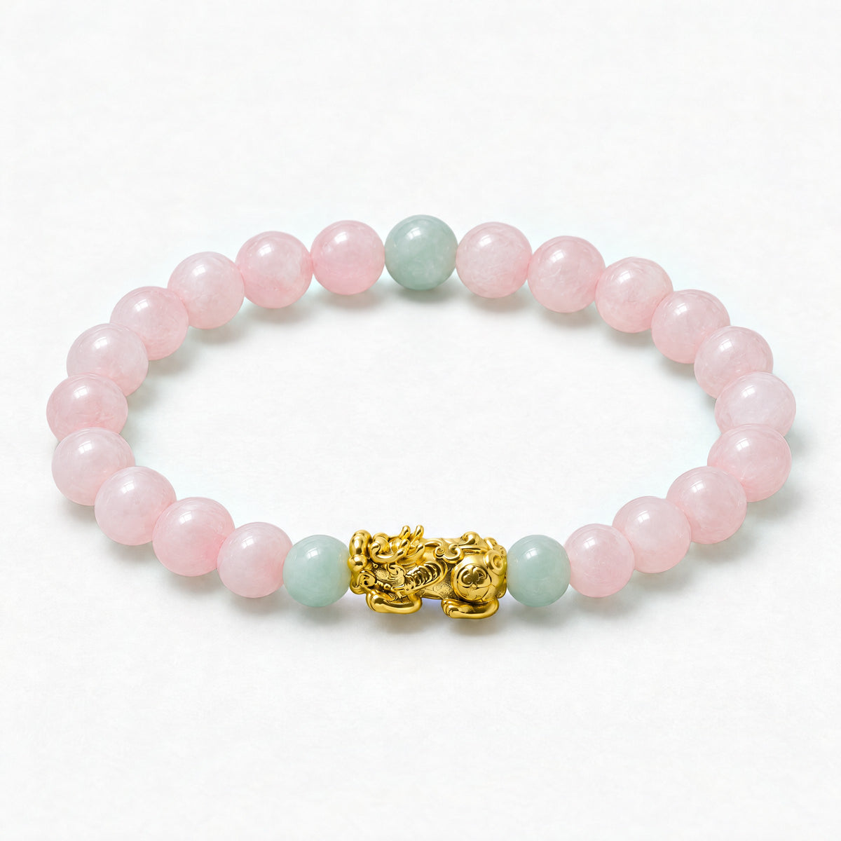 Lucky Fortune Pixiu Rose Quartz - Year Of The Tiger