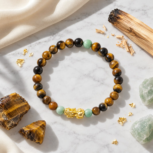 Lucky Fortune Pixiu Tigers Eye - Year Of The Ox
