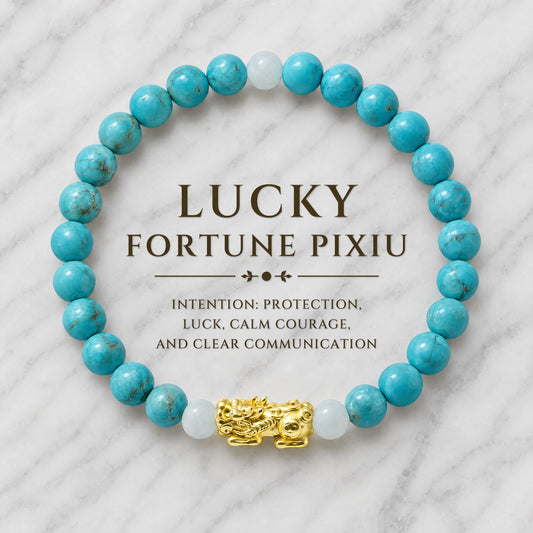 Lucky Fortune Pixiu Turquoise - Year Of The Rat
