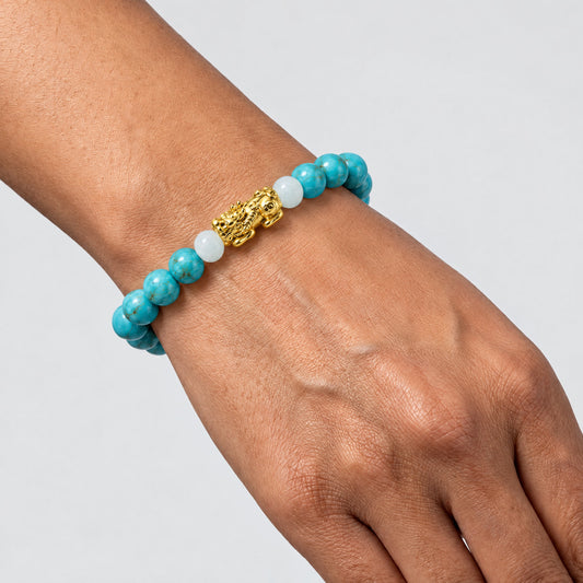 Lucky Fortune Pixiu Turquoise - Year Of The Rat