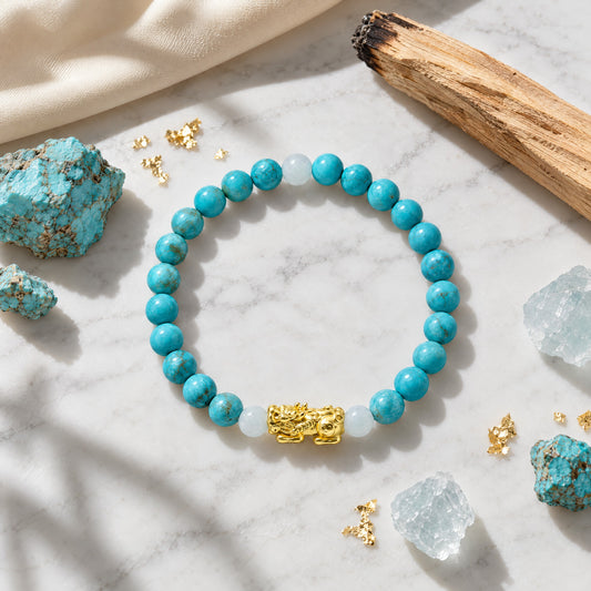 Lucky Fortune Pixiu Turquoise - Year Of The Rat