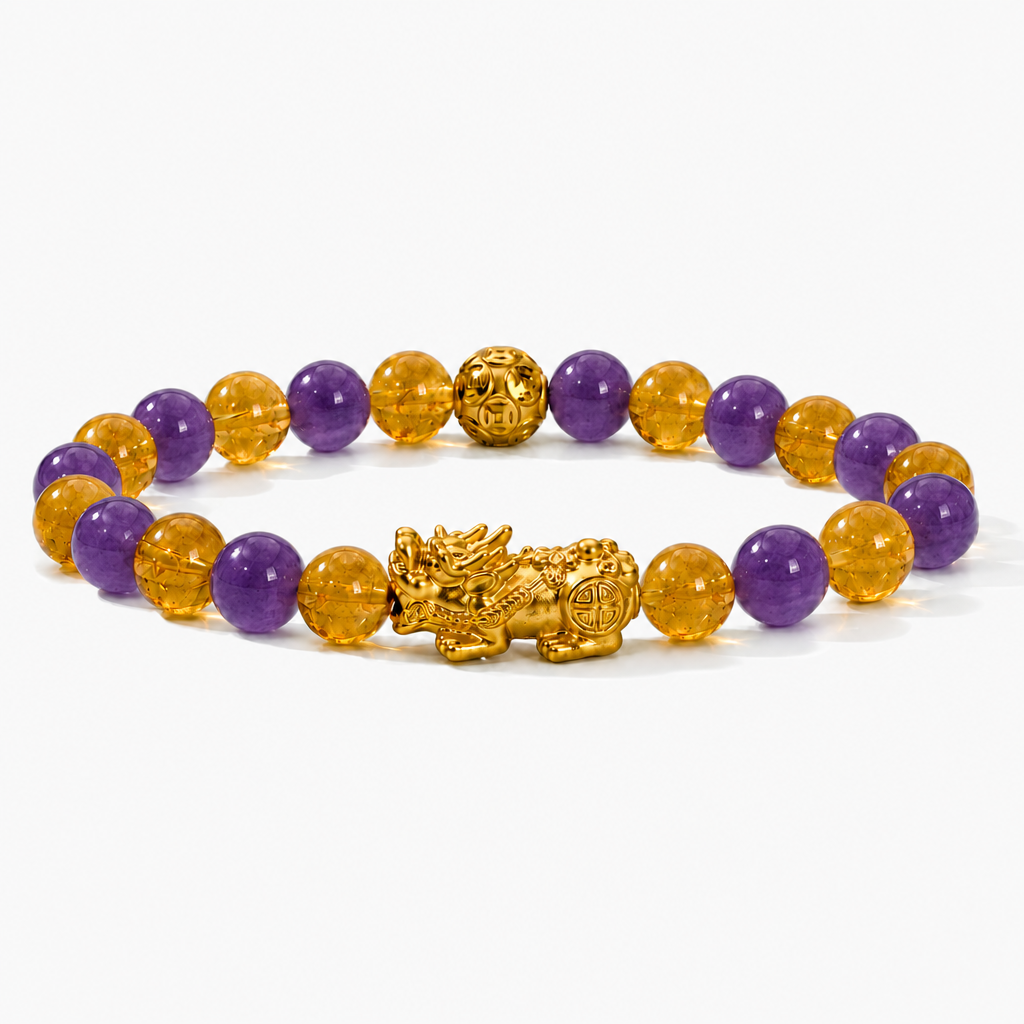Money Activator Bracelet – Amethyst - Wealth Expand