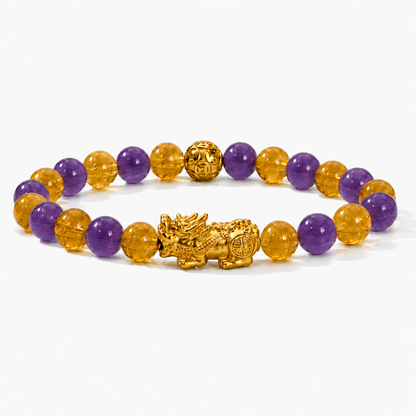 Money Activator Bracelet – Amethyst - Wealth Expand