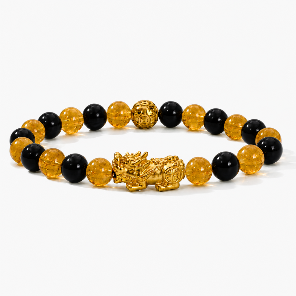 Money Activator Bracelet – Black Obsidian - Wealth Protection