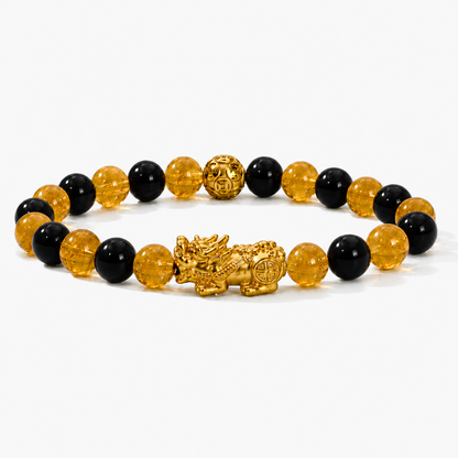 Money Activator Bracelet – Black Obsidian - Wealth Protection