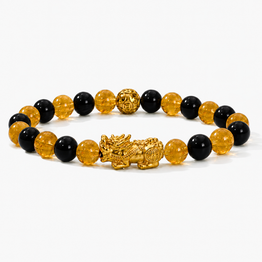 Money Activator Bracelet – Black Obsidian - Wealth Protection