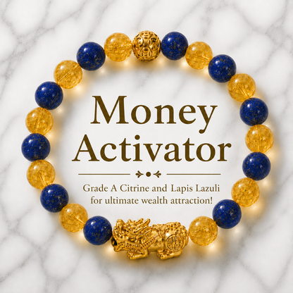 Money Activator Bracelet – Lapis Lazuli - Wealth Magnet