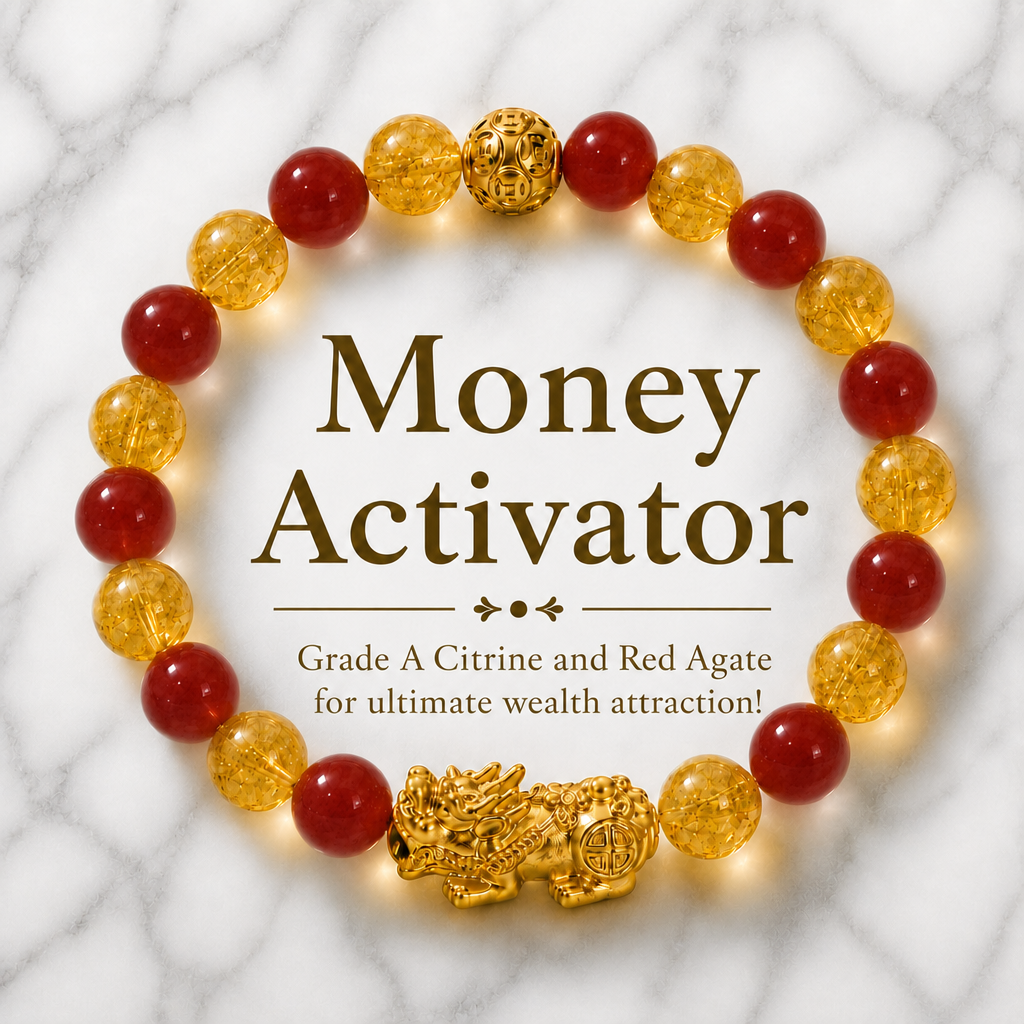 Money Activator Bracelet – Red Agate - Wealth Accelerator
