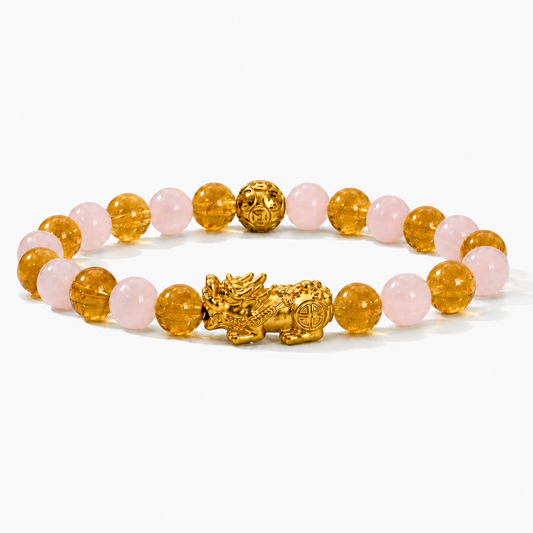 Money Activator Bracelet – Rose Quartz - Wealth Harmony