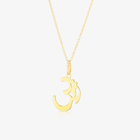 OM Pendant 14k REAL Gold - Eat.Read.Love.