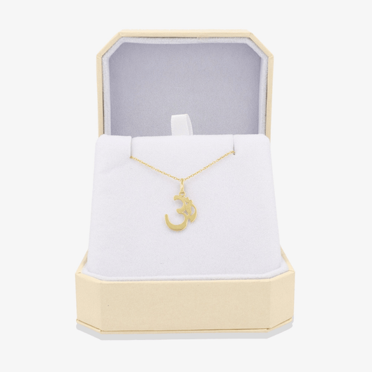 OM Pendant 14k REAL Gold - Eat.Read.Love.