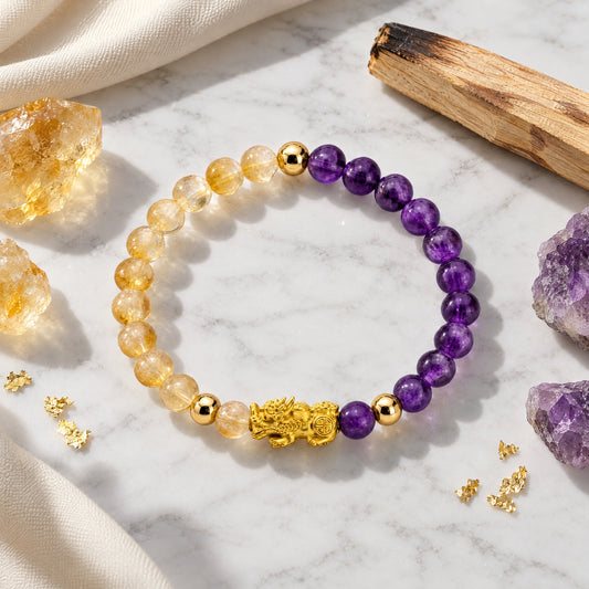 Pisces Zodiac Feng Shui Pixiu Bracelet