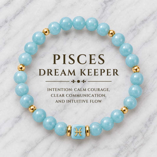 Pisces Zodiac Signature Bracelet