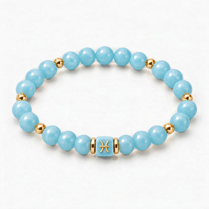 Pisces Zodiac Signature Bracelet
