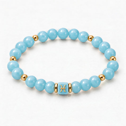 Pisces Zodiac Signature Bracelet