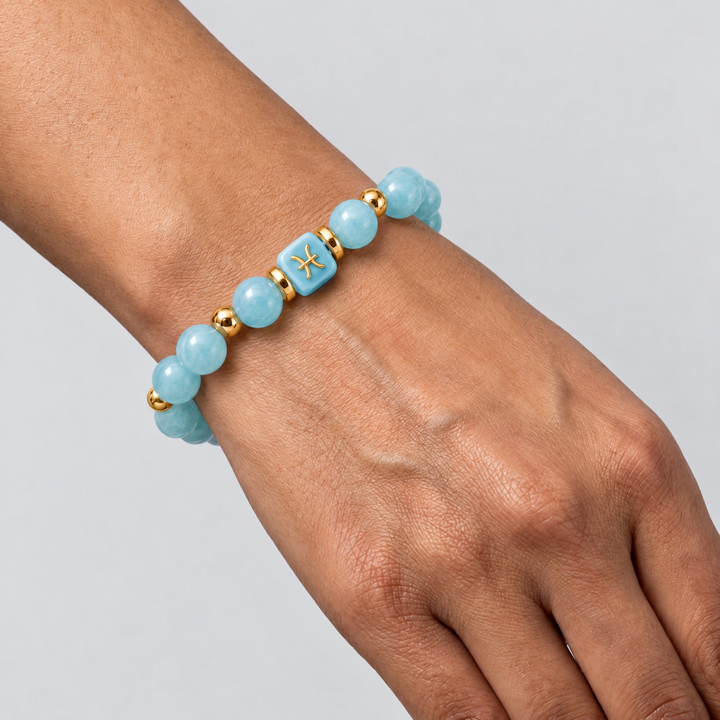 Pisces Zodiac Signature Bracelet