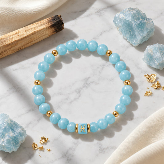 Pisces Zodiac Signature Bracelet