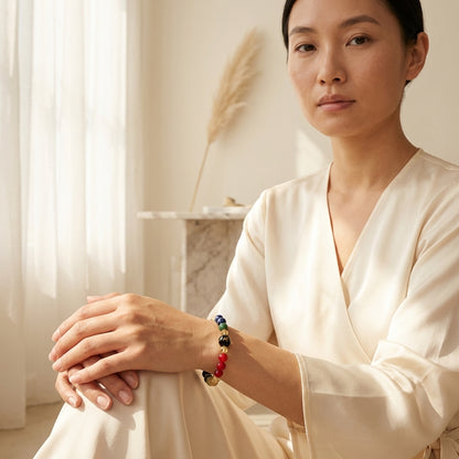 11:11 money manifestation bracelet real gold feng shui wealth jewelry - Eat.Read.Love.