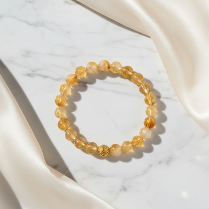 Citrine Money Ball Wealth Bracelet