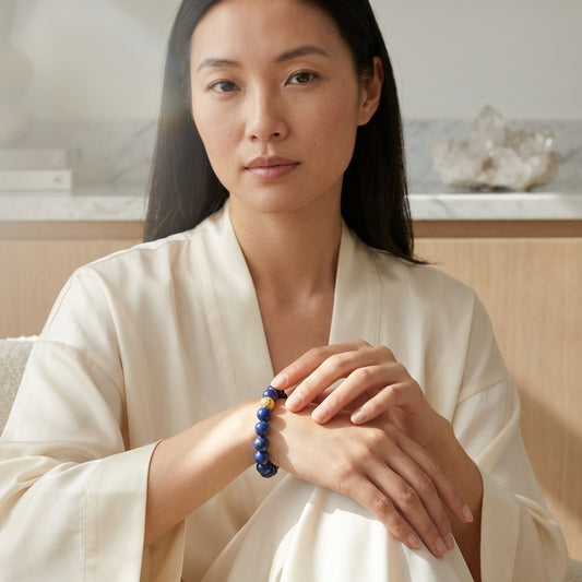 Lapis Lazuli Money Ball Abundance Bracelet