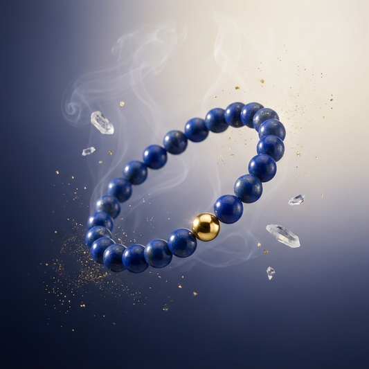 Wealth Lapis Lazuli Power Crystal Bracelet