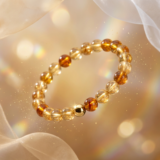 Fortune Citrine Power Crystal Bracelet