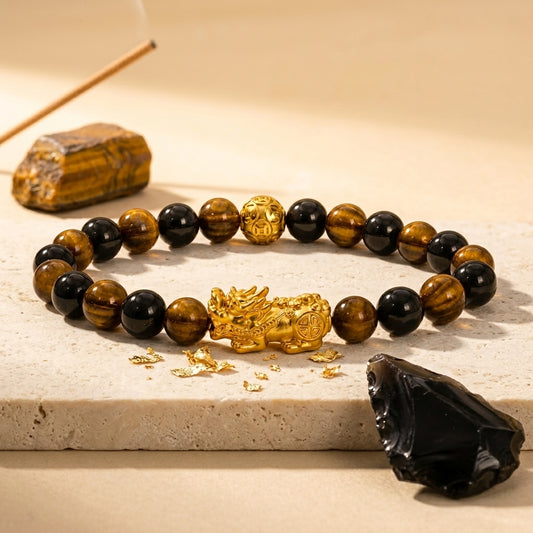 Ancient Monk's Wealth and Wisdom Bracelet