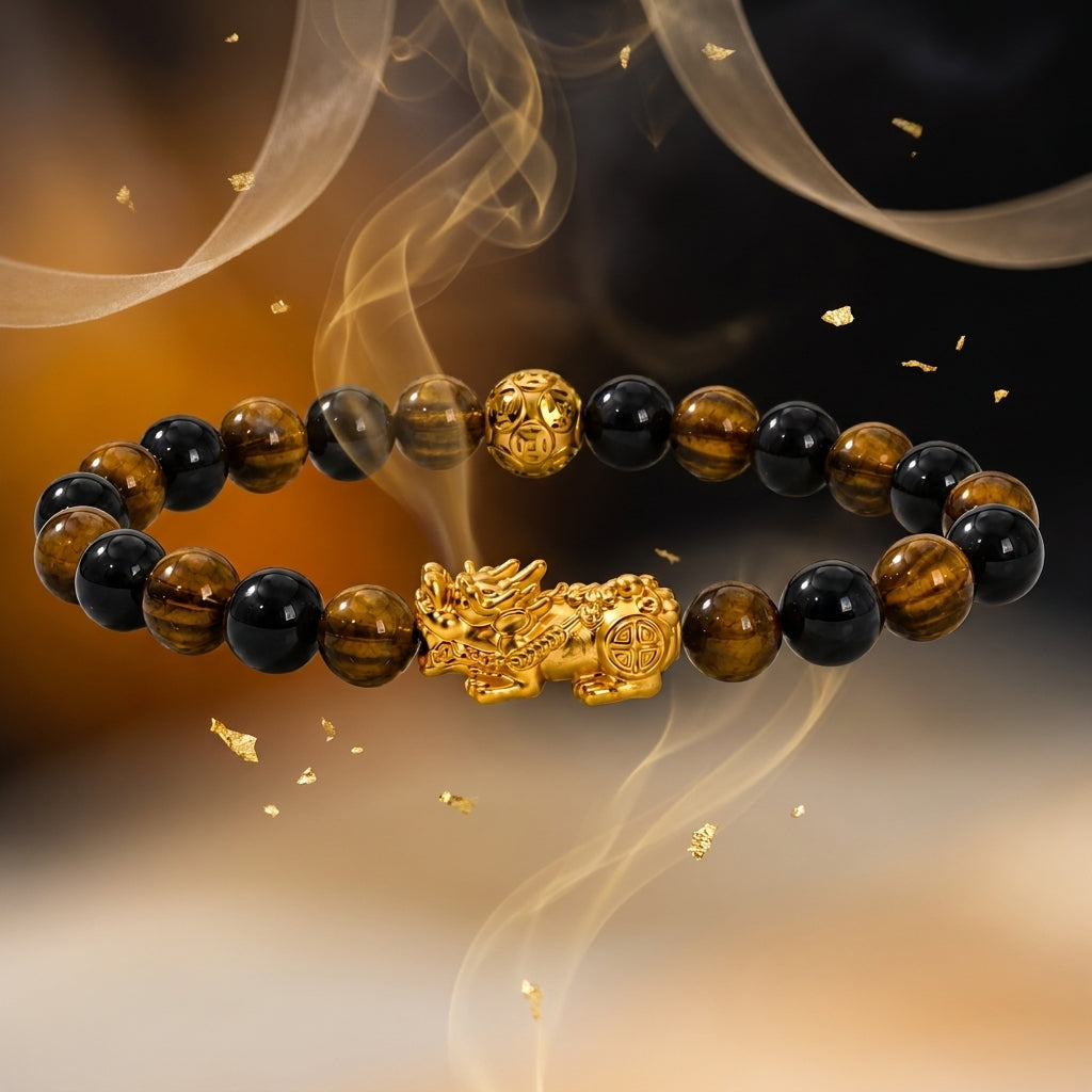 Ancient Monk's Wealth and Wisdom Bracelet