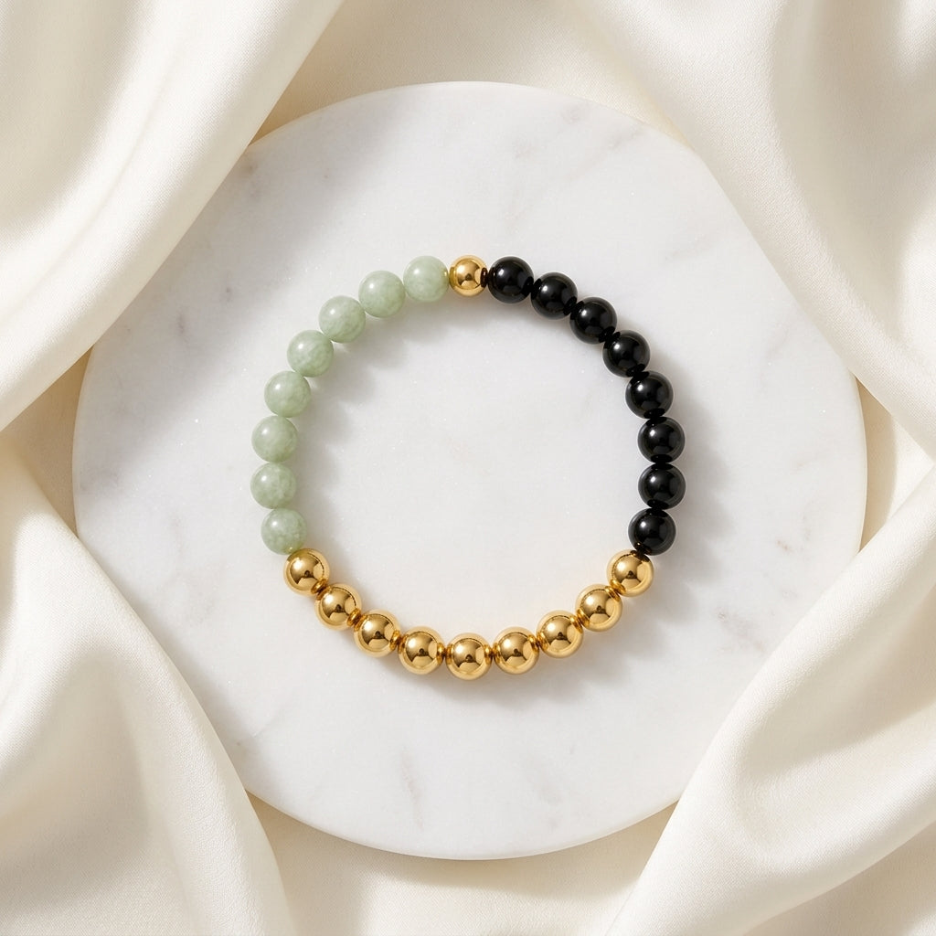 Mercury Retrograde Golden Shield Bracelet