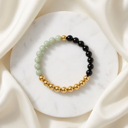 Mercury Retrograde Golden Shield Bracelet