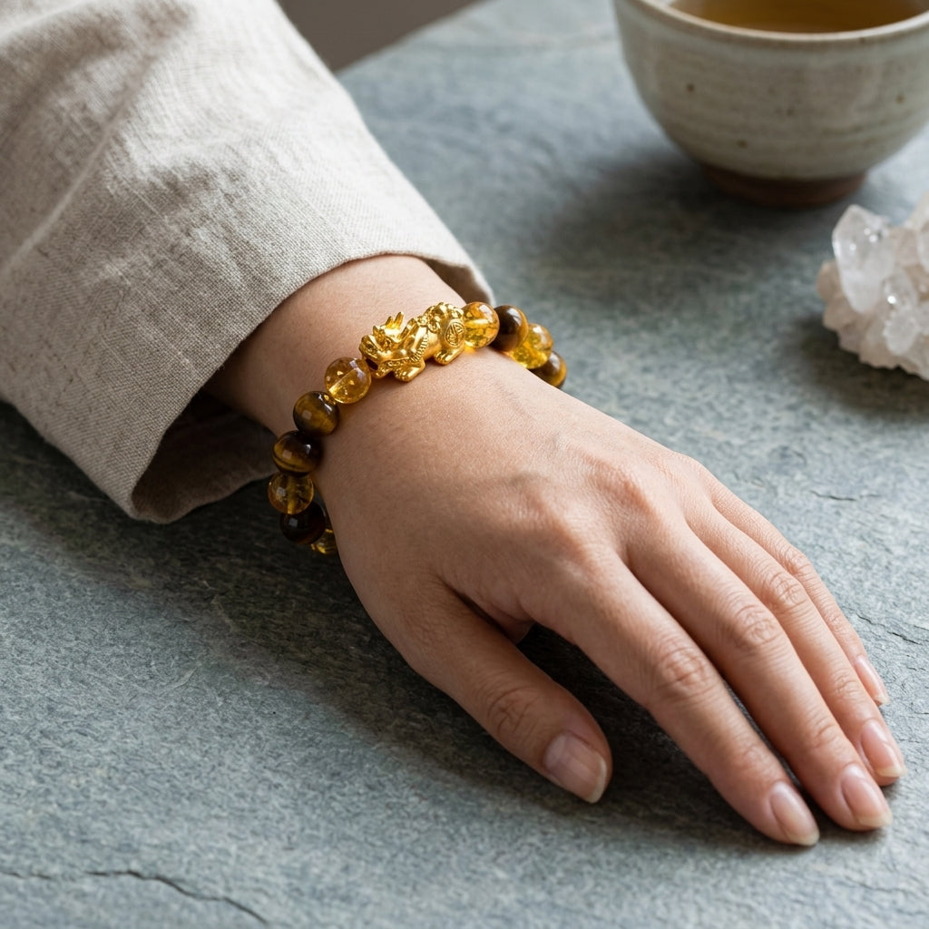 Money Activator Bracelet – Tiger's Eye - Wealth Enhancing