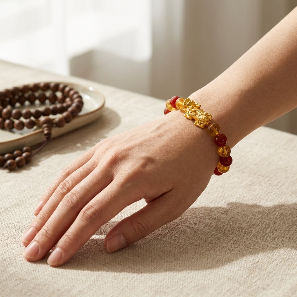 Money Activator Bracelet – Red Agate - Wealth Accelerator
