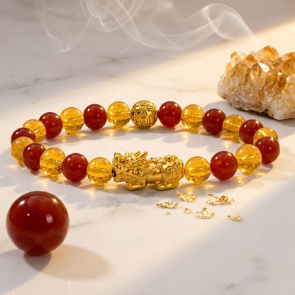 Money Activator Bracelet – Red Agate - Wealth Accelerator