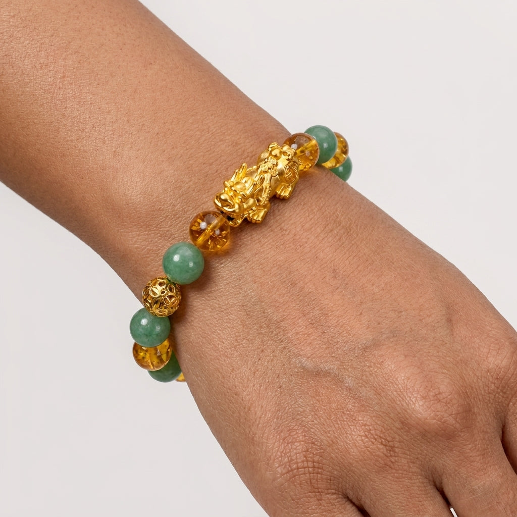 Money Activator Bracelet – Green Aventurine - Wealth Growth