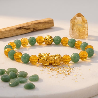 Money Activator Bracelet – Green Aventurine - Wealth Growth