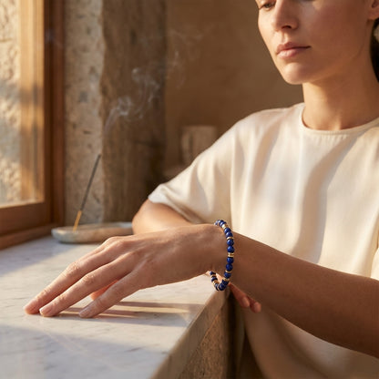 Lapis Lazuli Prosperity Magnet Bracelet