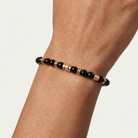 Black Obsidian Grounding Magnet Bracelet