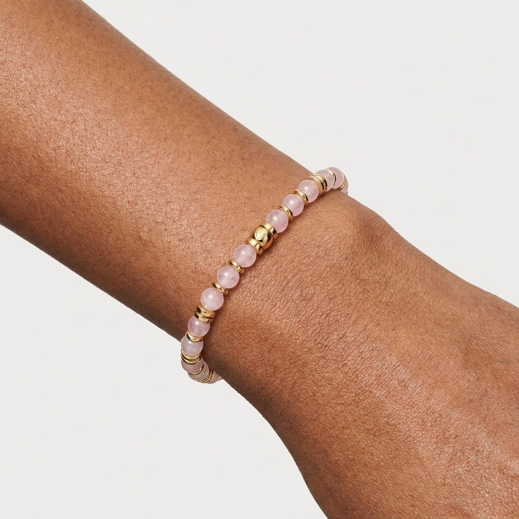 Rose Quartz Love Magnet Bracelet