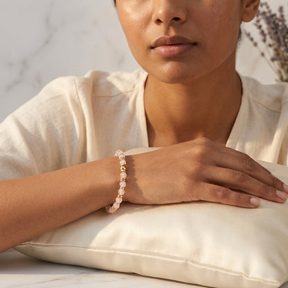 Rose Quartz Love Magnet Bracelet