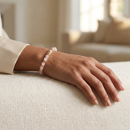 Rose Quartz Love Magnet Bracelet