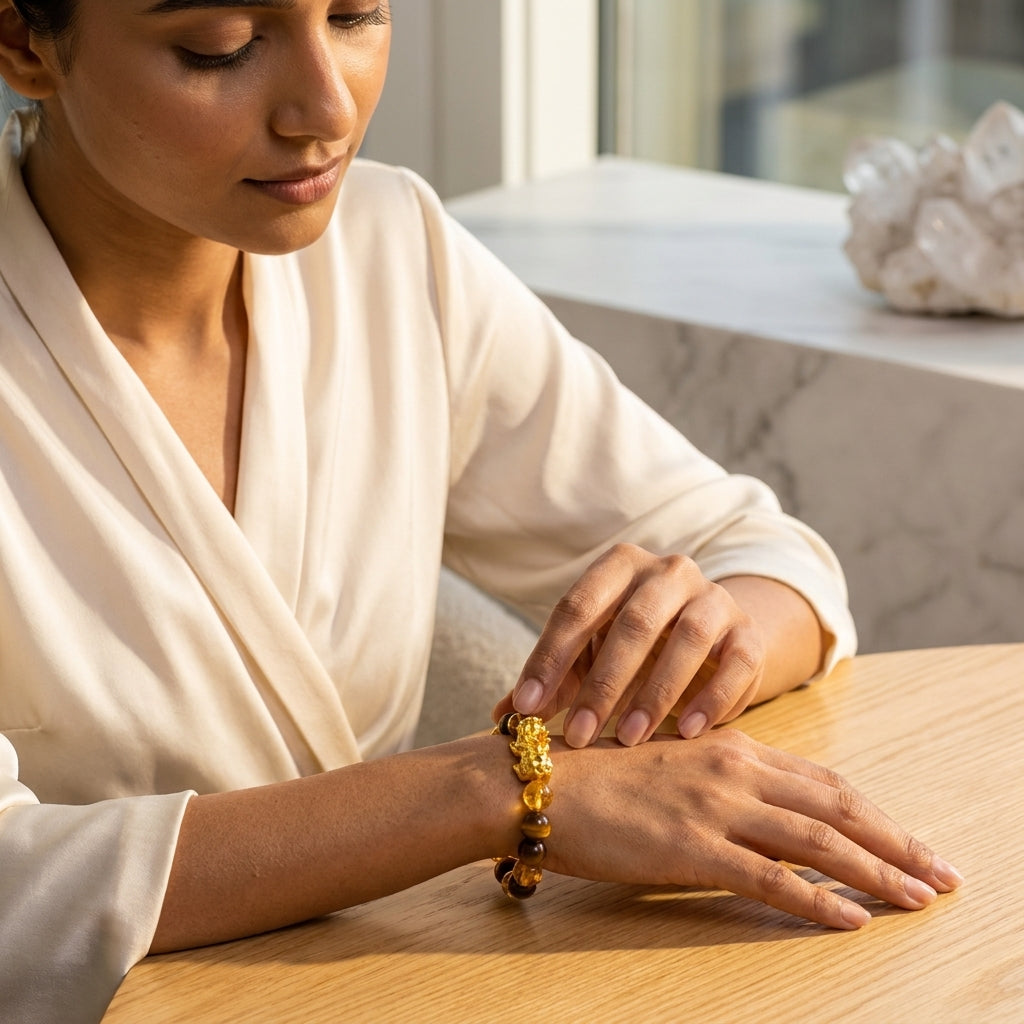 Money Activator Bracelet – Tiger's Eye - Wealth Enhancing
