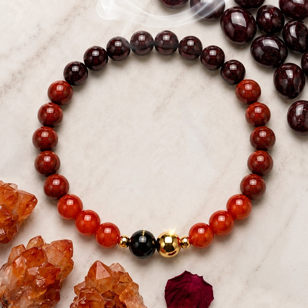 Aries Eclipse Bracelet with REAL Gold