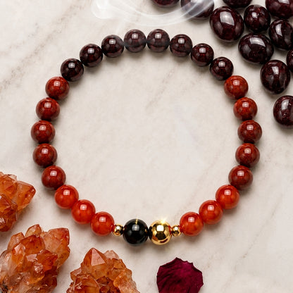 Aries Eclipse Bracelet with REAL Gold
