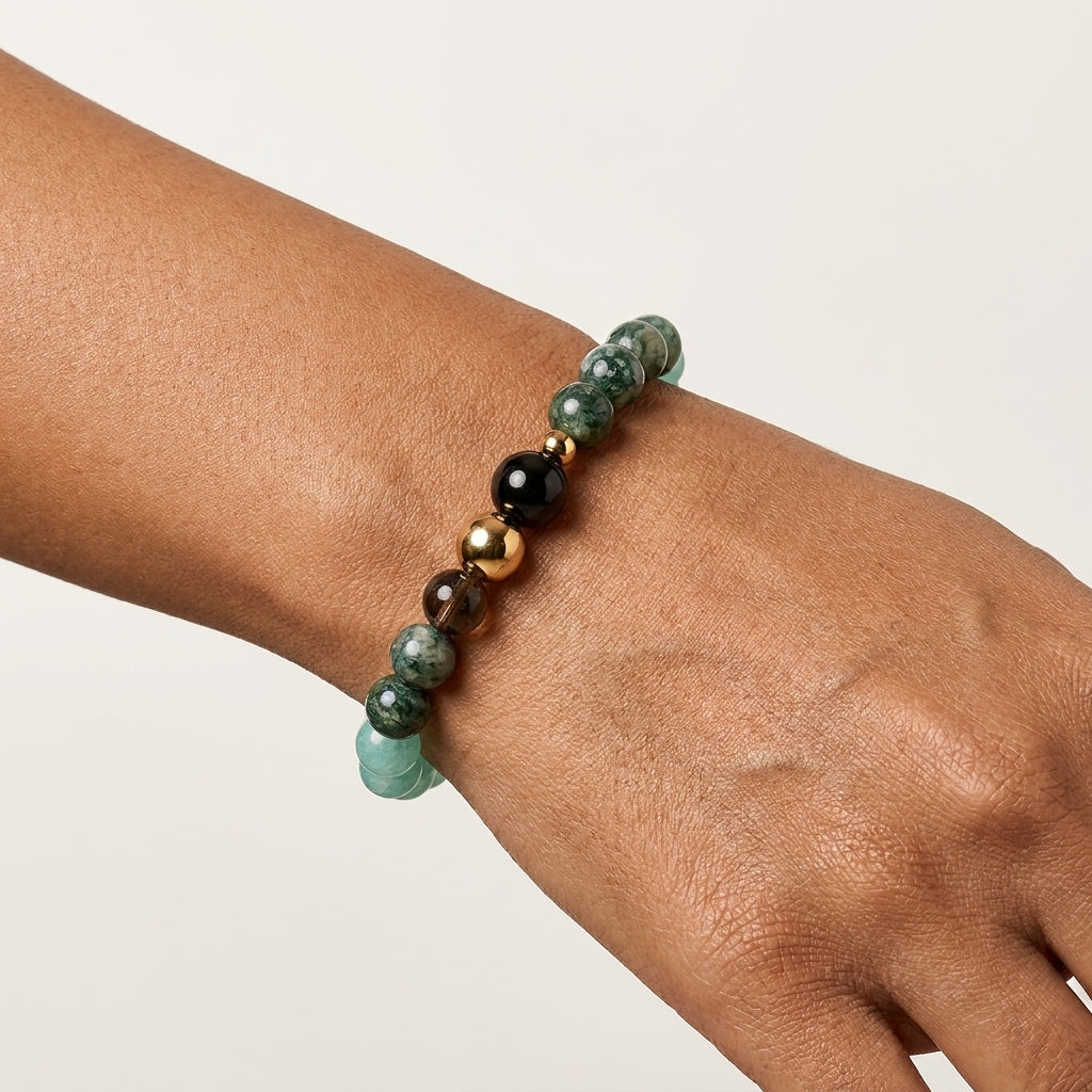 Virgo Eclipse Bracelet with REAL Gold