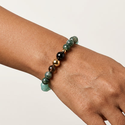 Virgo Eclipse Bracelet with REAL Gold