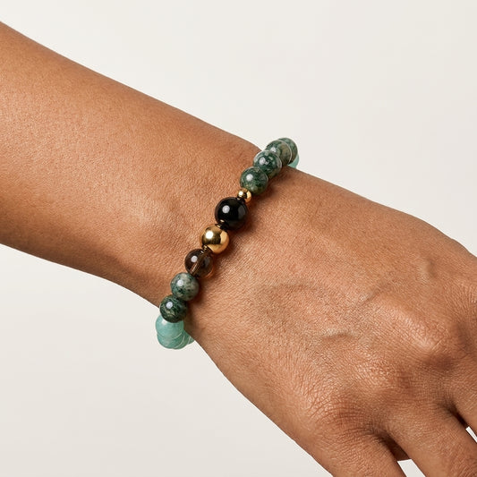 Virgo Eclipse Bracelet with REAL Gold
