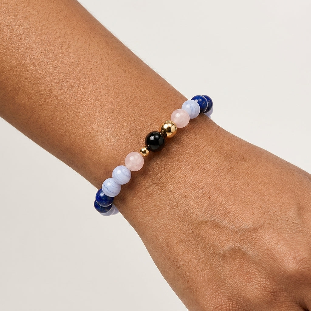 Libra Eclipse Bracelet with REAL Gold